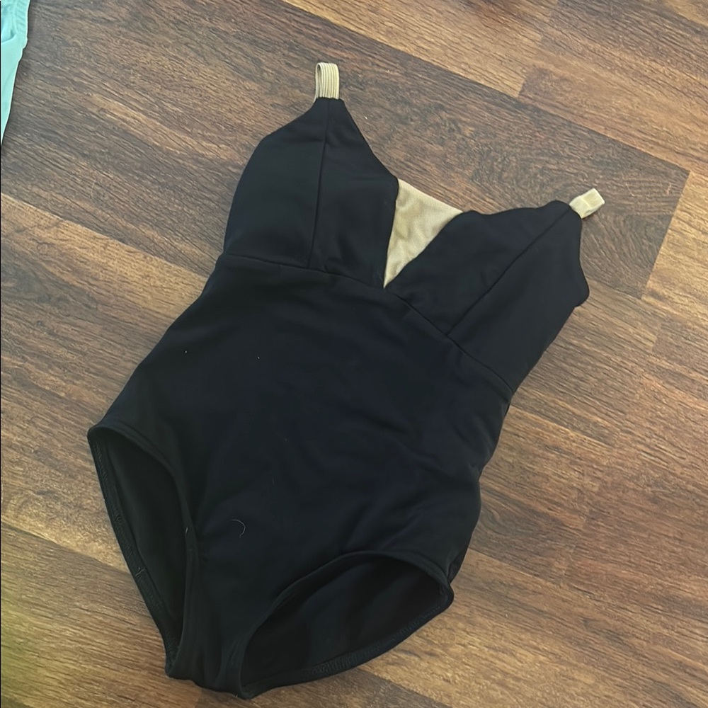 Black and Tan Leotard